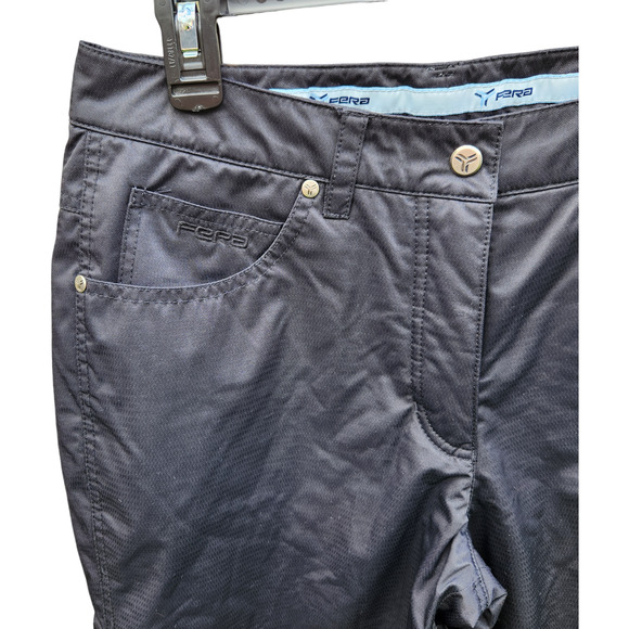 Fera Womens Size 8R Black Ski Snowboarding Insulated Warm Pants Wide Leg Winter - Picture 2 of 15